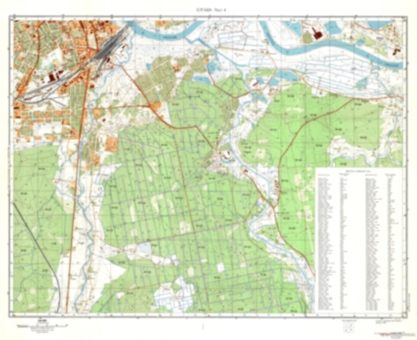 Jelgava 4 (Latvia) - Soviet Military City Plans