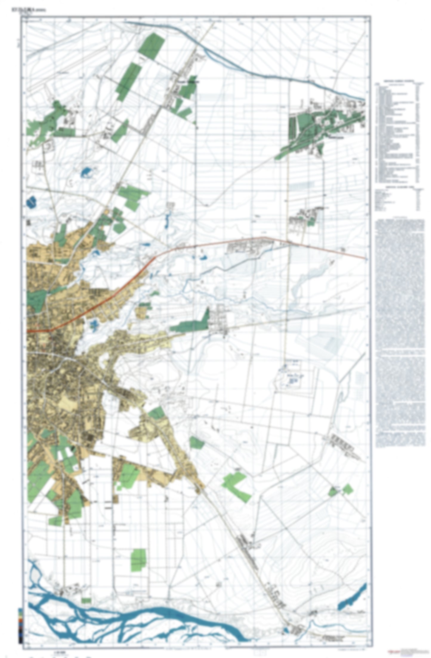 Kuldzha / Yining 2 (China) - Soviet Military City Plans
