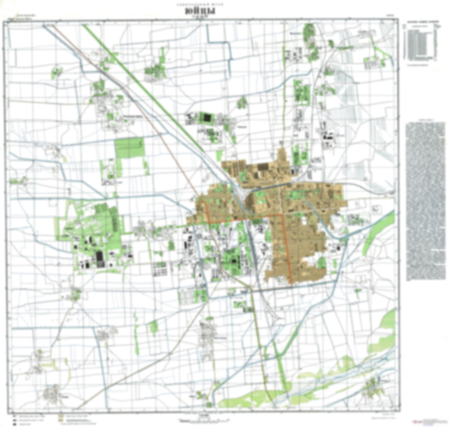 Yuci (China) - Soviet Military City Plans
