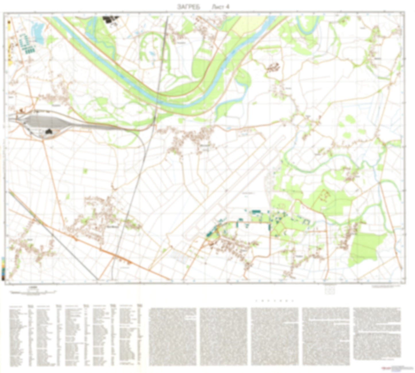 Zagreb 4 (Croatia) - Soviet Military City Plans