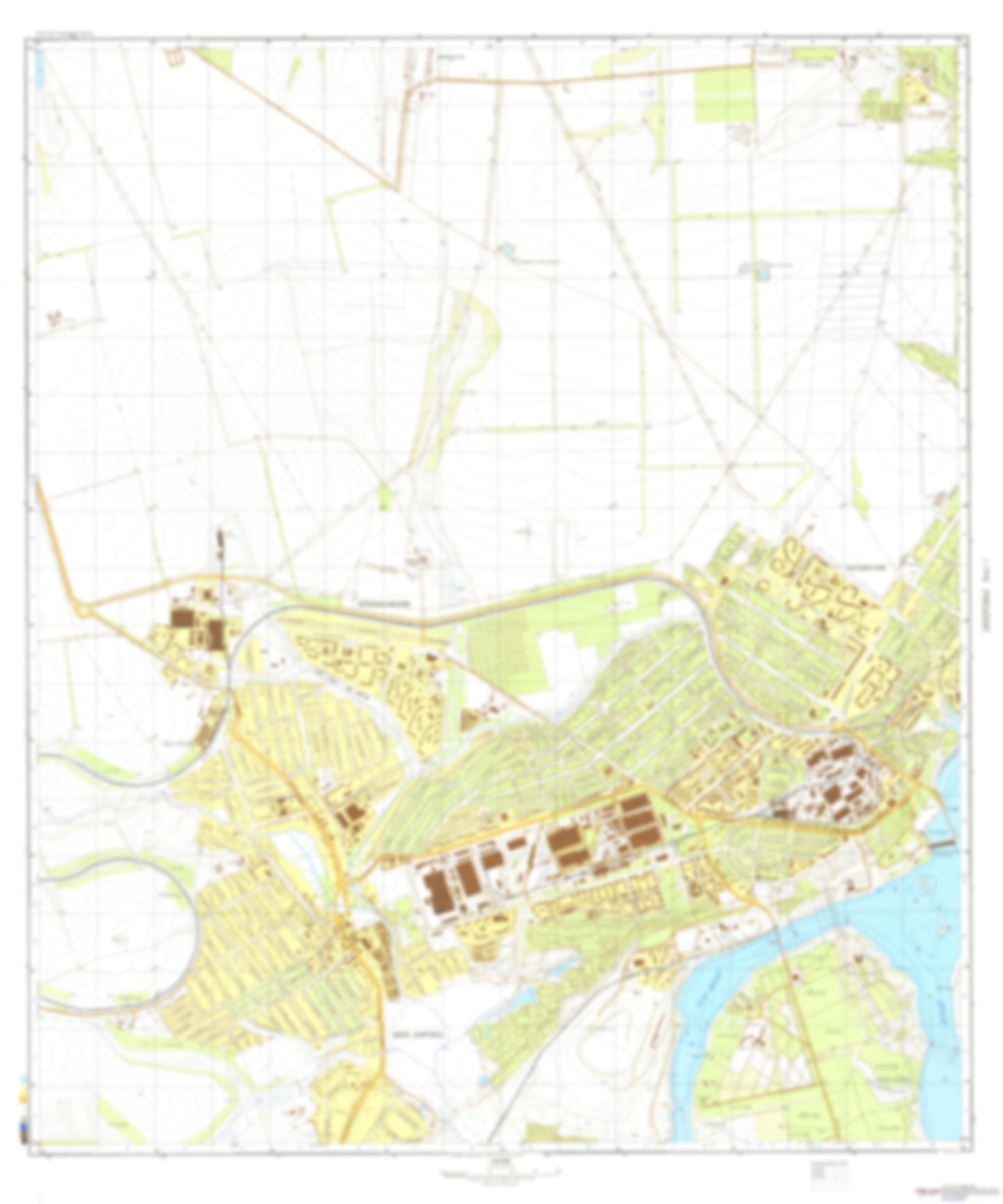 Zaporozhye 1 (Ukraine) - Soviet Military City Plans