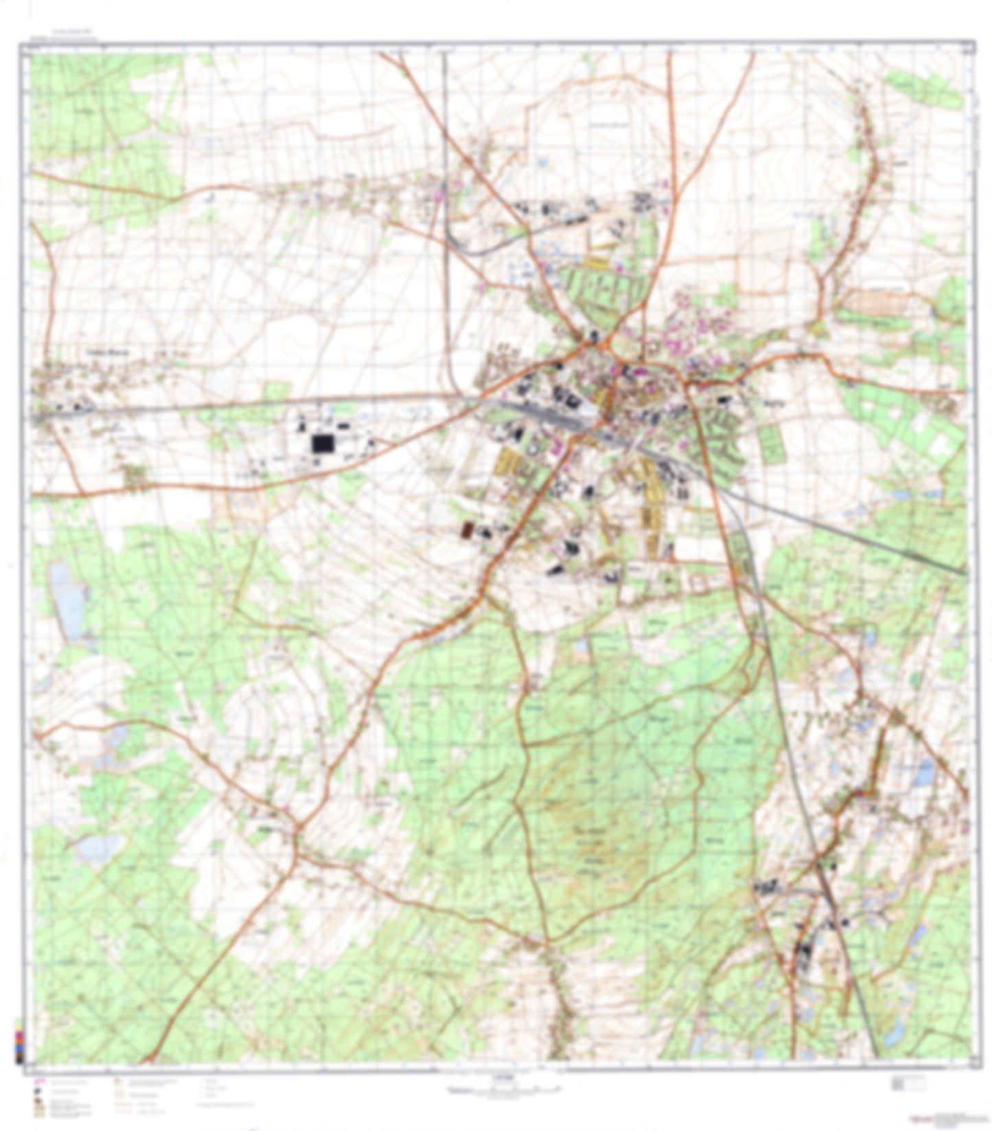 Zary, Zagan 1 (Poland) - Soviet Military City Plans