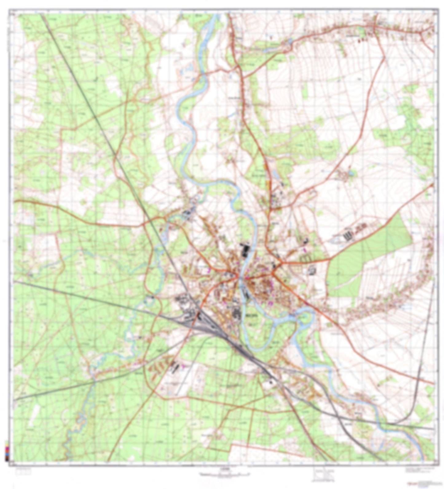 Zary, Zagan 3 (Poland) - Soviet Military City Plans