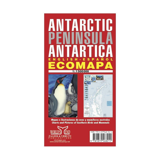 Antarctic Peninsula Antartica : English-Español : ecomapa