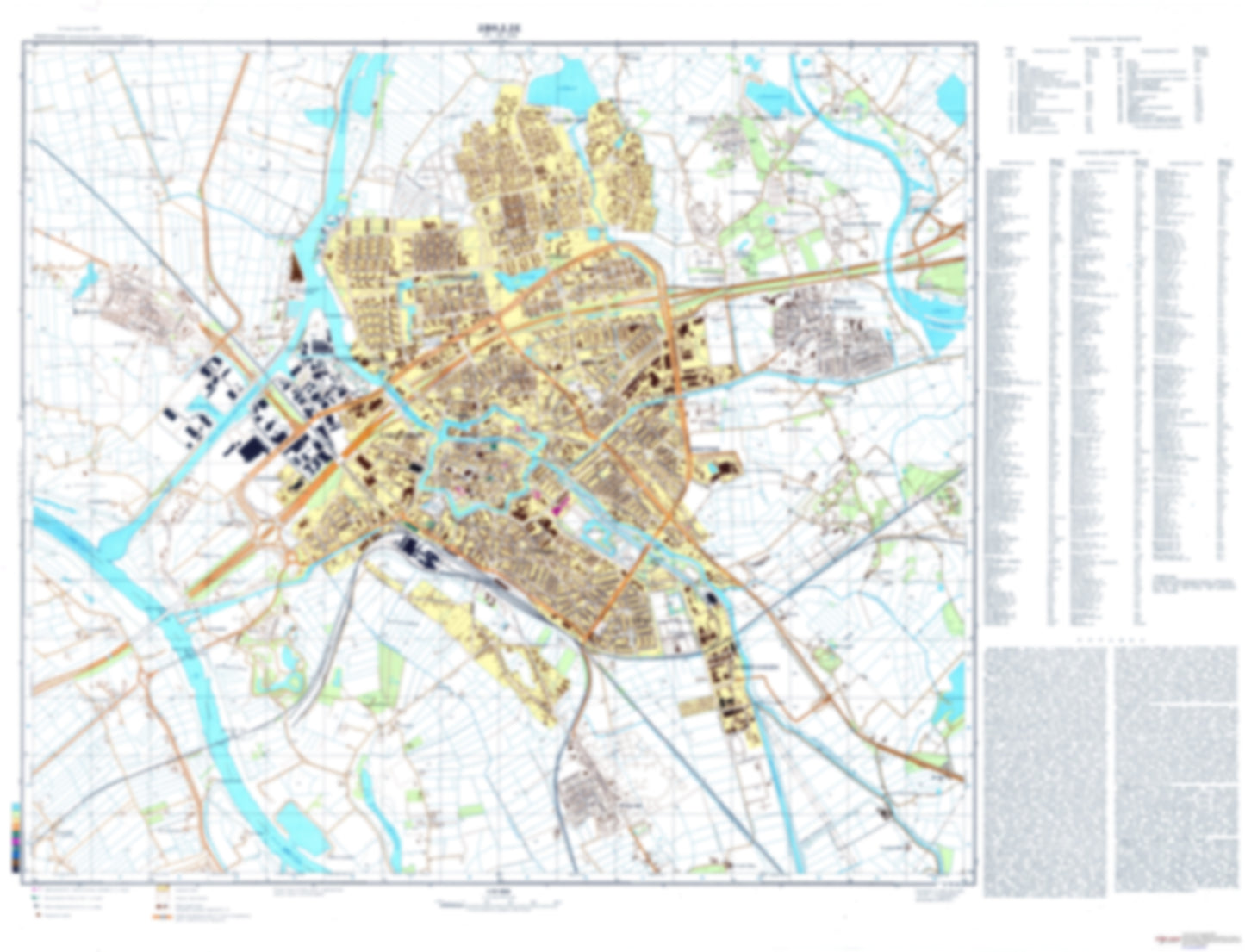 Zwolle (Netherlands) - Soviet Military City Plans