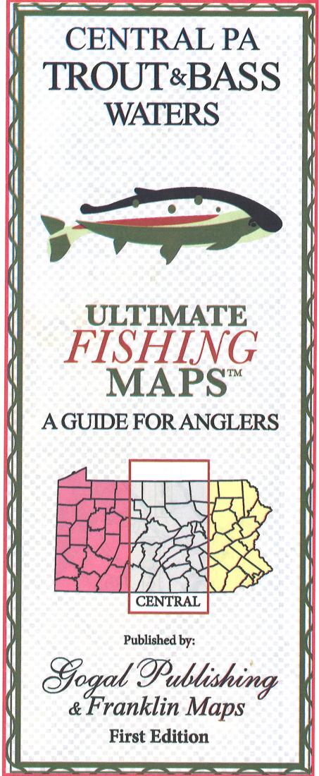 Central PA Trout and Bass Map