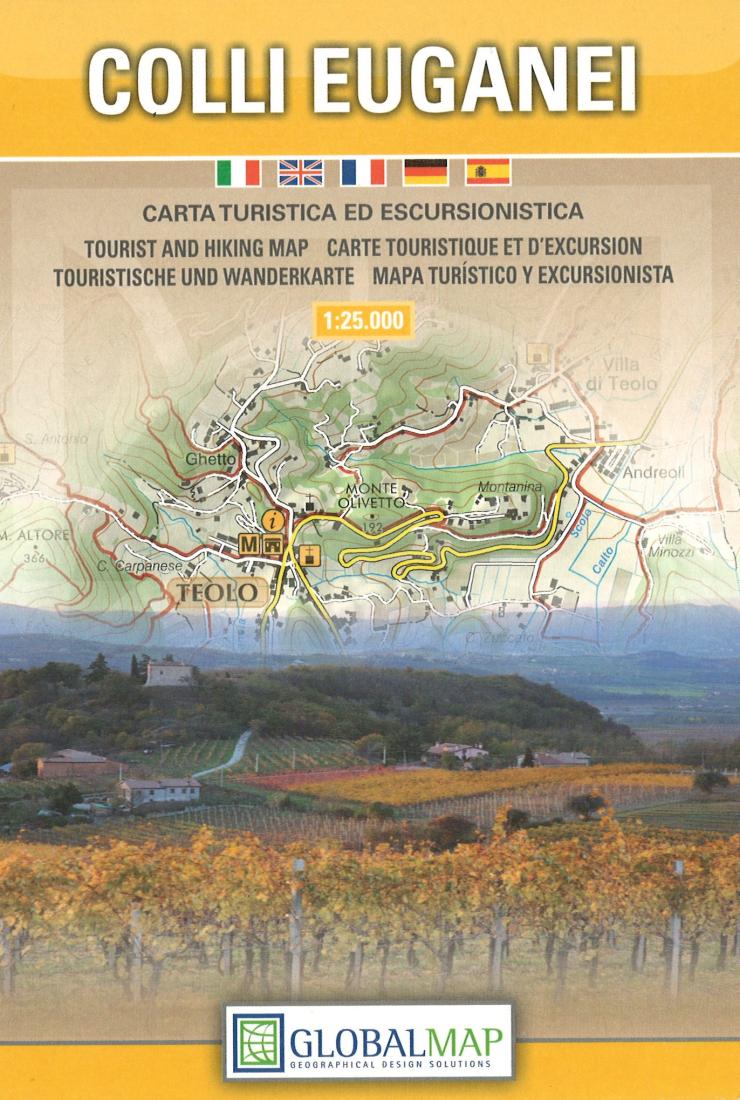 Colli Euganei : carta turistico-stradale ed escursionistica