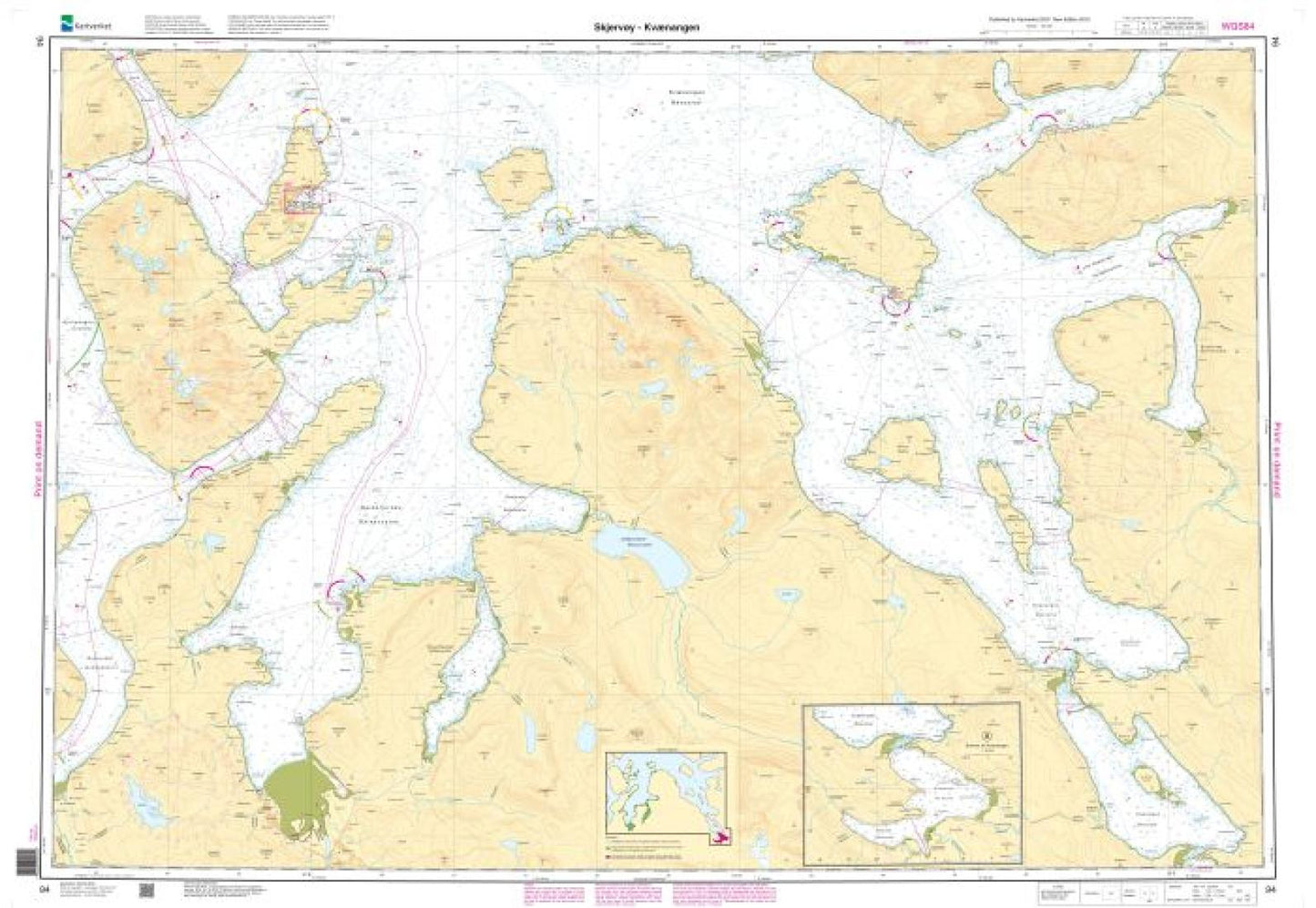 Skjervøy - Kvænangen - 94 - Norway Kartverket Nautical Charts