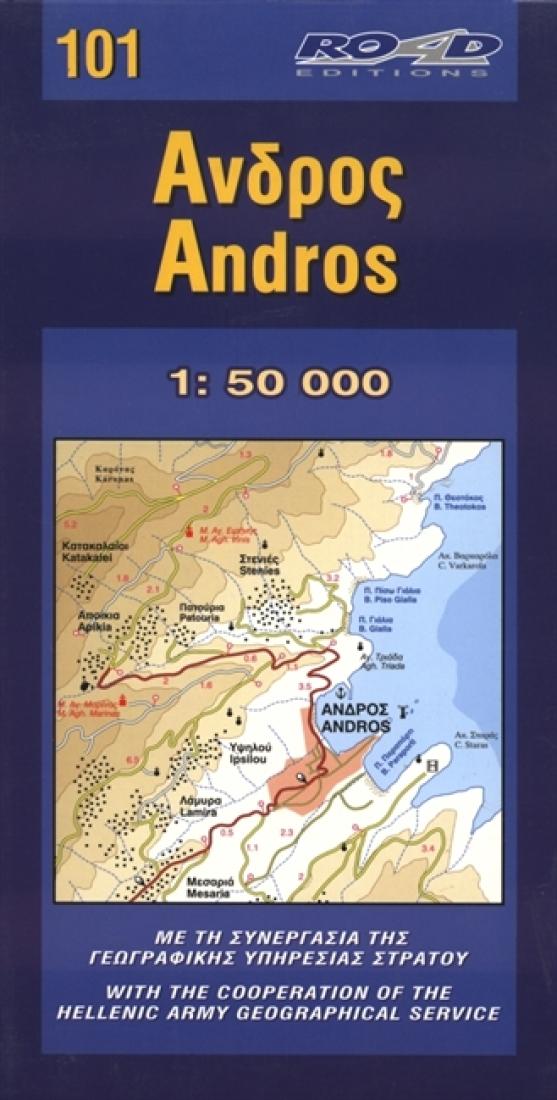 Andros Island Map