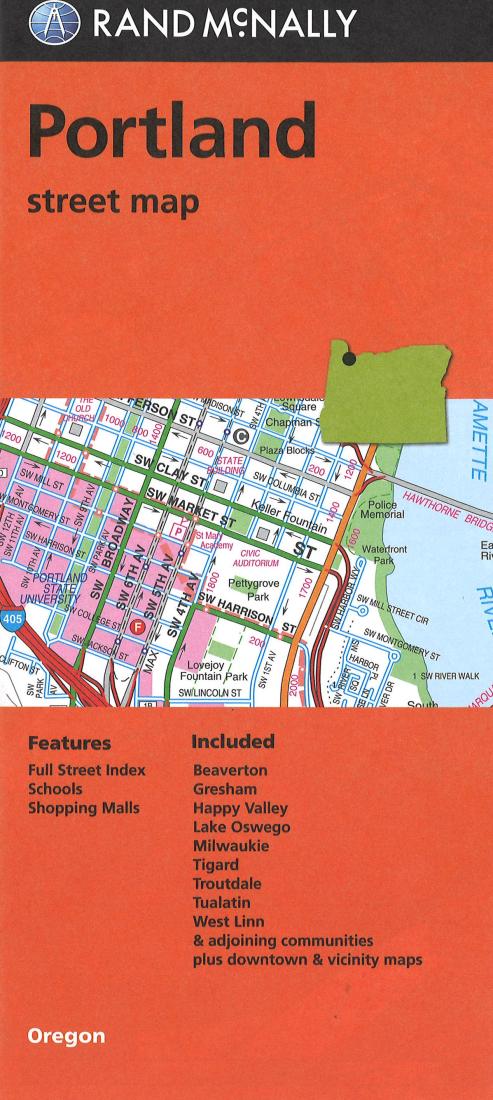 Portland, Oregon Street Map