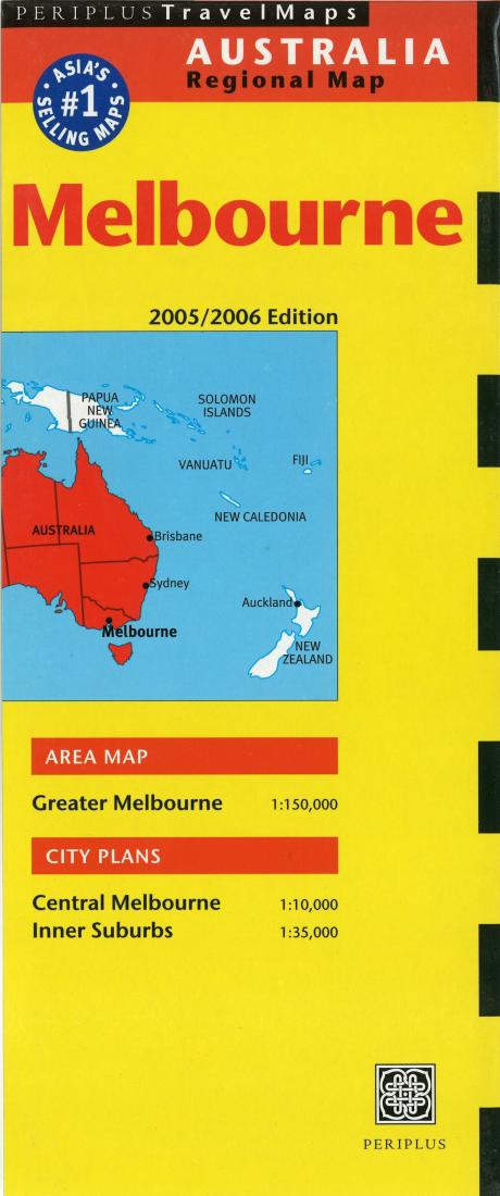 Melbourne Travel Map Second Edition