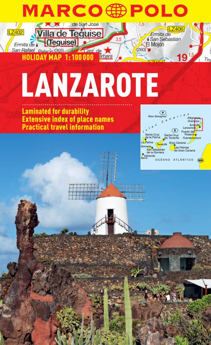 Lanzarote Island Map