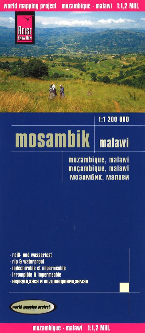 Mosambik : Malawi = Mozambique, Malawi = Moçambique, Malawi,