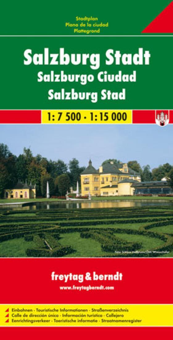 Salzburg City : city map 1:7 500, 1:15 000