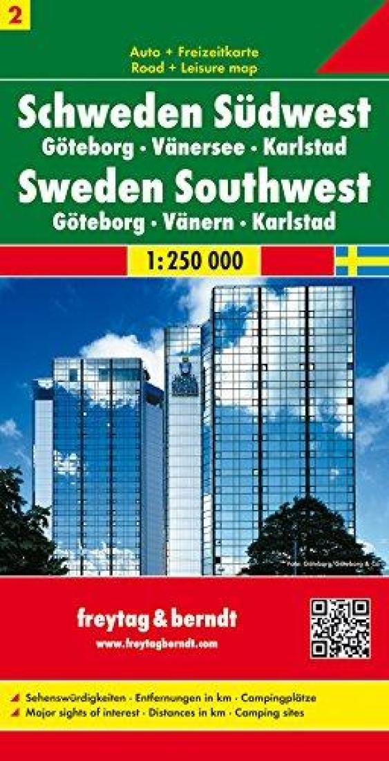 Schweden südwest : Goteborg : Vänersee : Karlstad = Sweden southwest : Goteburg : Vänern : Karlstad