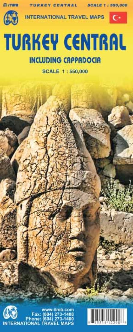 Turkey Central : including Cappadocia scale 1:550,000