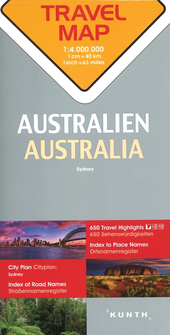 Australia, Sydney : travel map = Australien : Sydney