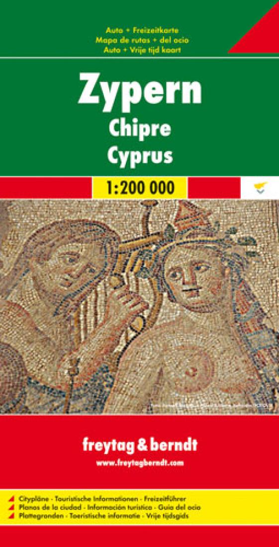 Cyprus : 1:200 000 : road and leisure map = Zypern : 1:200 000 : auto and freizeitkarte