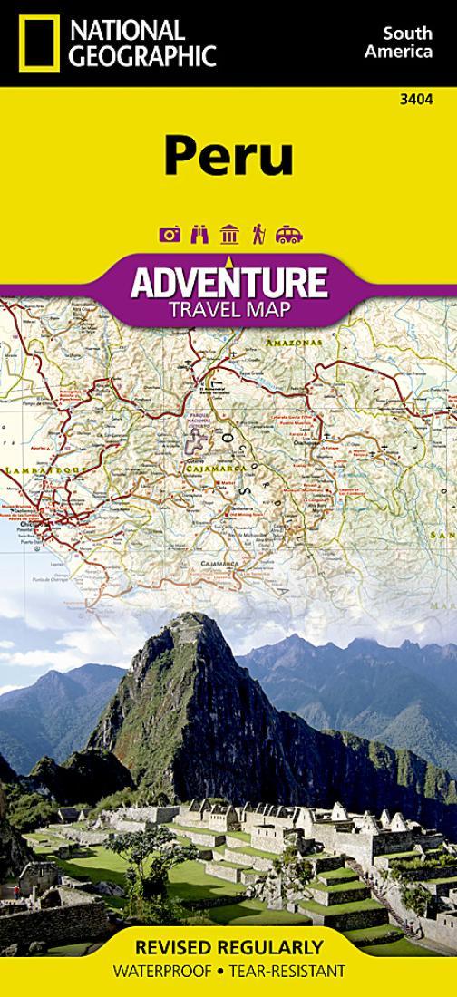 Peru Adventure Map 3404Peru Adventure Map 3404