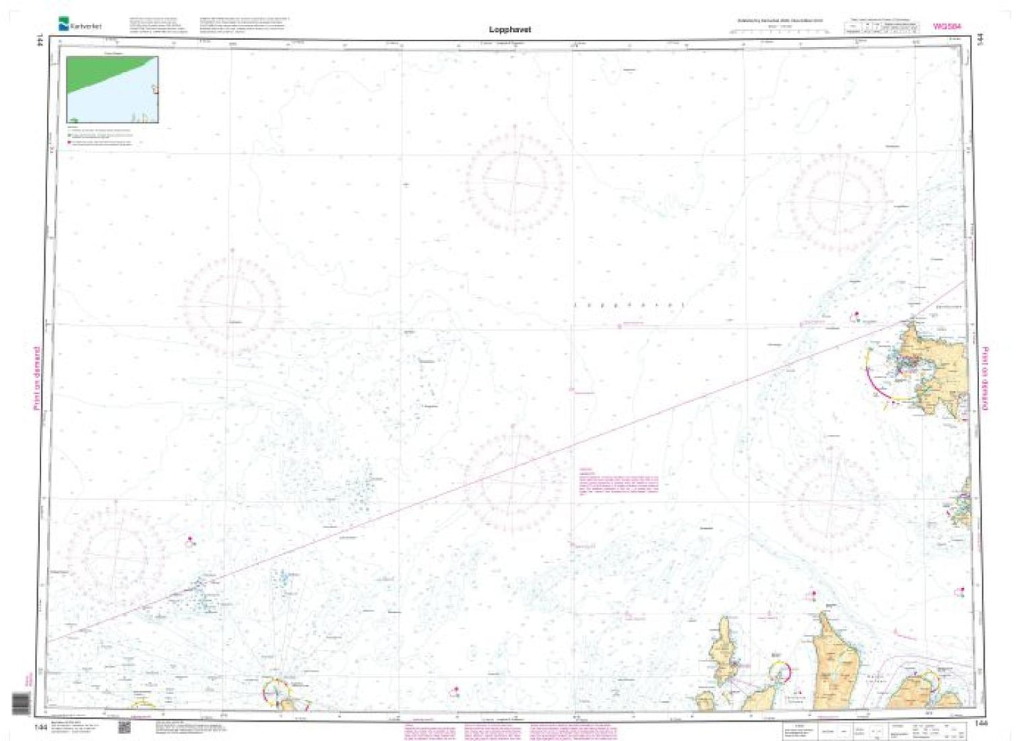 Lopphavet - 144 - Norway Kartverket Nautical Charts