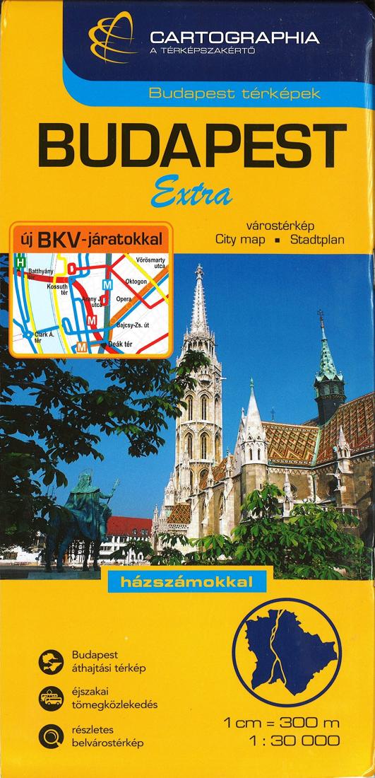 Budapest : extra map