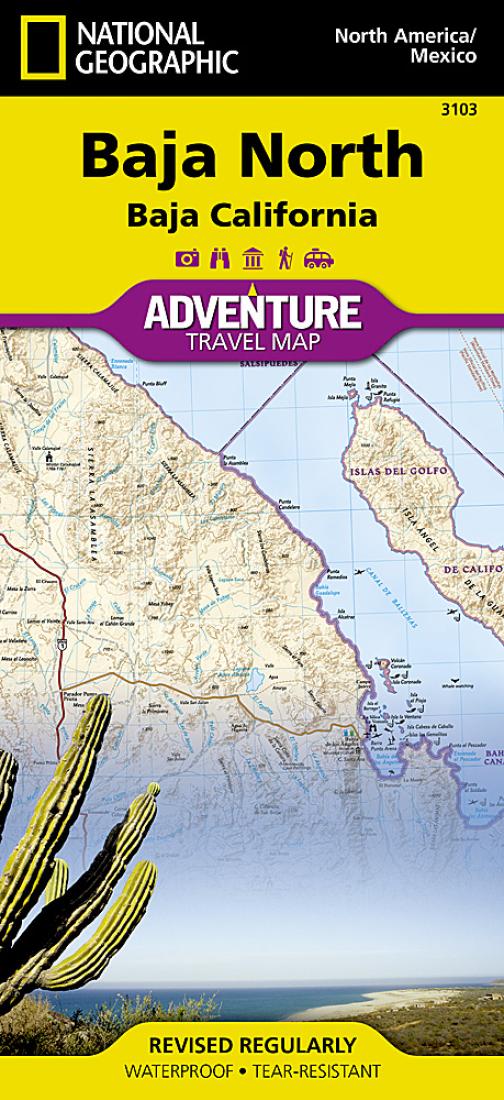 Baja California, North Adventure Map 3103
