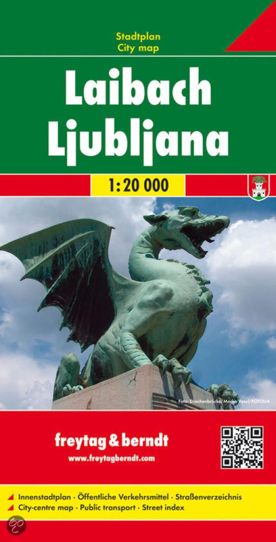 Laibach = Ljubljana City Map