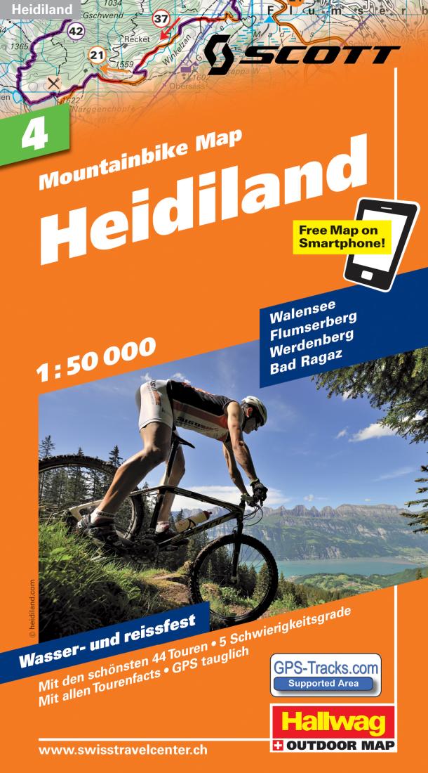 Heidiland : mountainbike map : 4