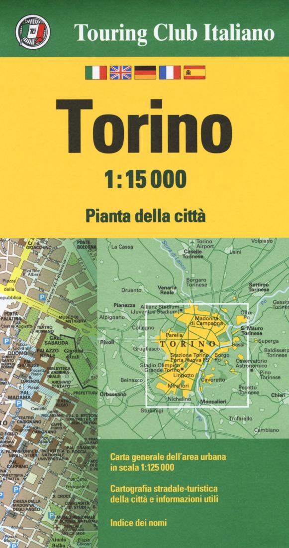 Torino : 1:15 000 City Map