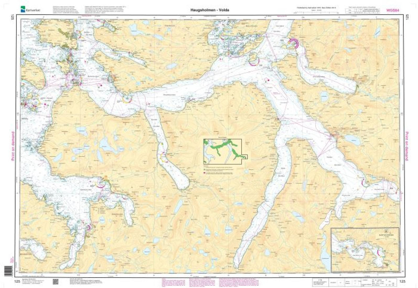 Haugsholmen - Volda - 125 - Norway Kartverket Nautical Charts