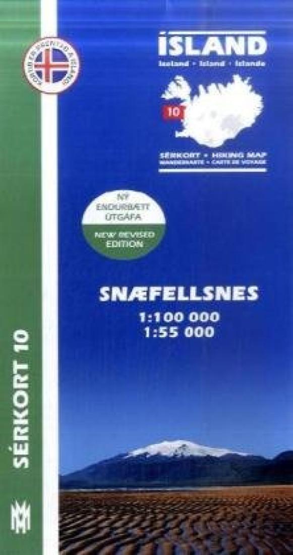 Snaefellsnes Hiking Map