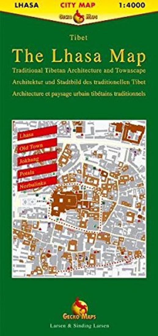The Lhasa City map