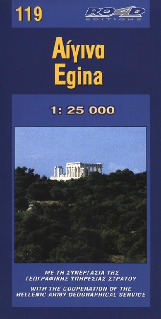 Aegina Island Map