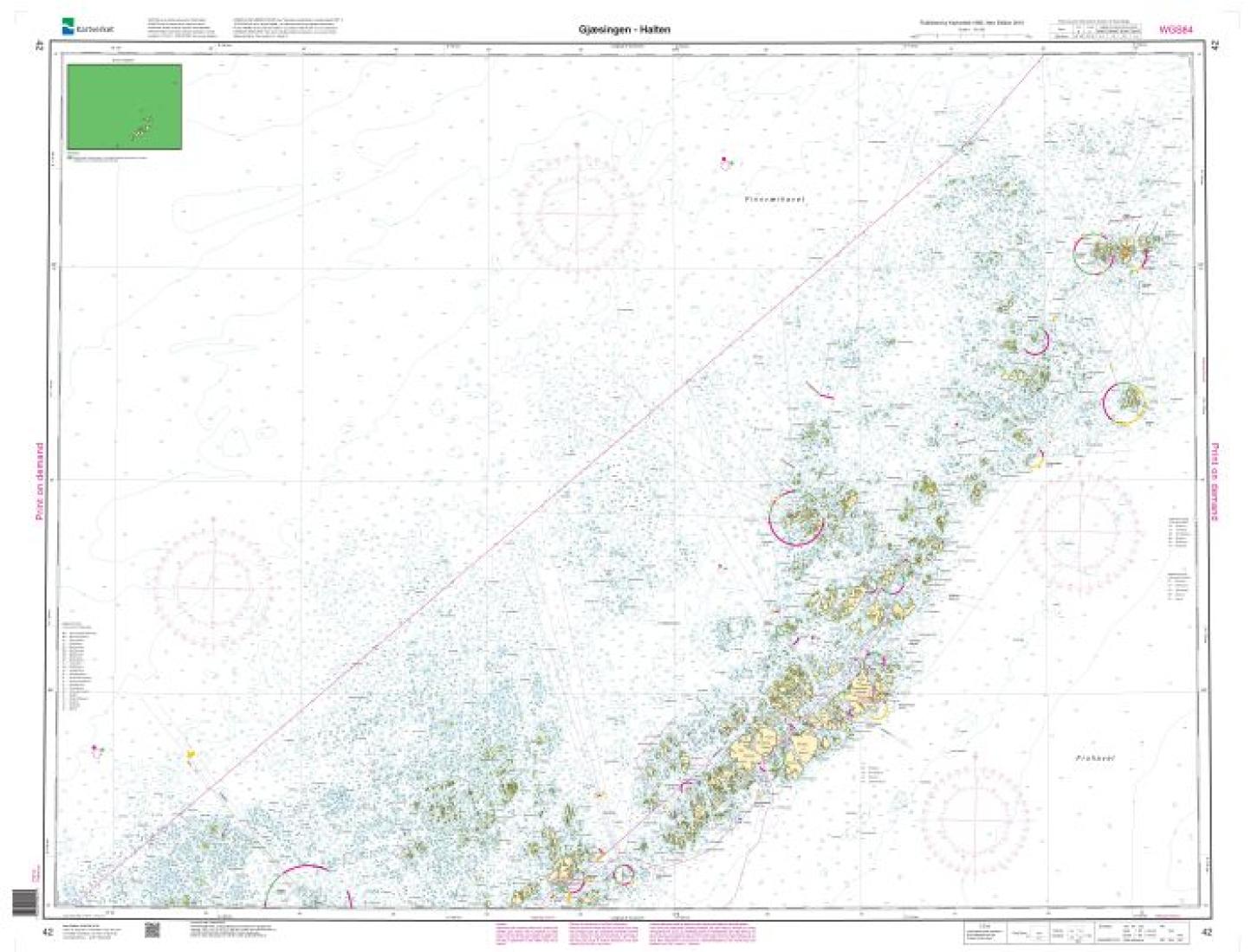 Gjæsingen - Halten - 42 - Norway Kartverket Nautical Charts