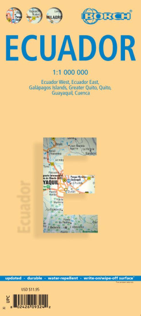 Ecuador Road Map