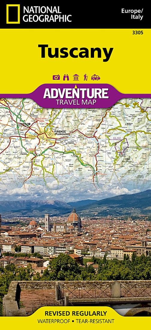 Tuscany, Italy Adventure Map 3305