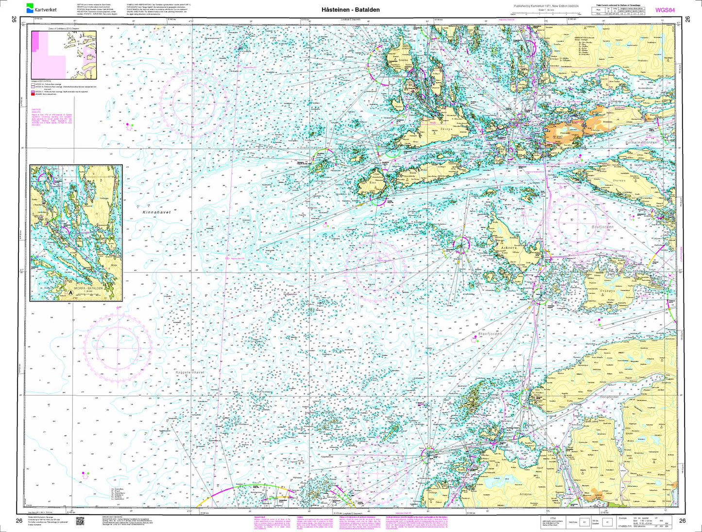 Håsteinen - Batalden - 26 - Norway Kartverket Nautical Charts