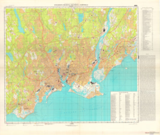 Bridgeport, Milford, Stratford, Fairfield, CT (USA) - Soviet Military City Plans
