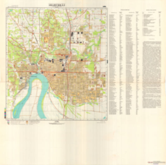Evansville, IN (USA) - Soviet Military City Plans