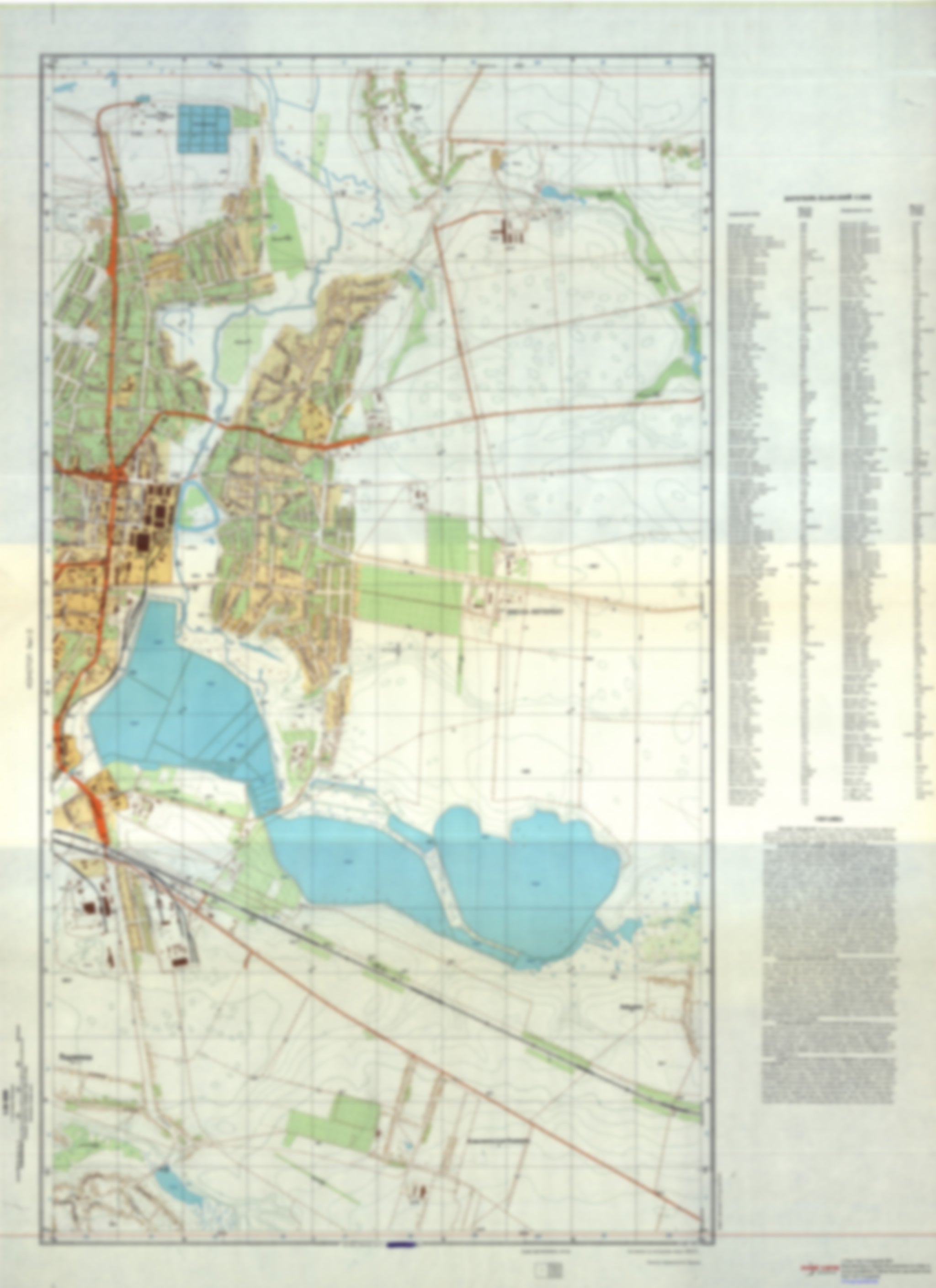 Konotop 2 (Ukraine) - Soviet Military City Plans – Longitude Maps 