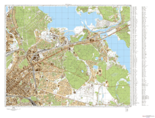 Riga 4 (Latvia) - Soviet Military City Plans