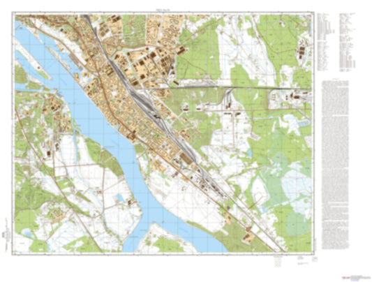Riga 6 (Latvia) - Soviet Military City Plans