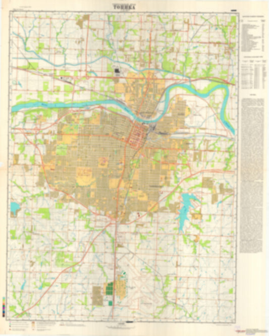 Topeka, KS (USA) - Soviet Military City Plans