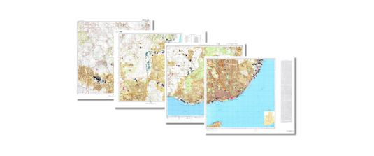 USSR Ministry of Defense – Longitude Maps