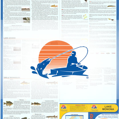 Lake Monona Fishing Map (Dane Co)