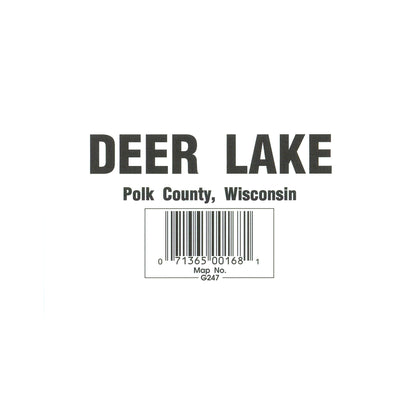 Deer Lake (Polk Co.) Fishing Map