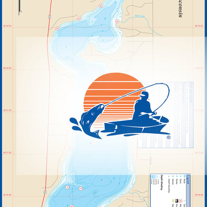 Deer Lake (Polk Co.) Fishing Map