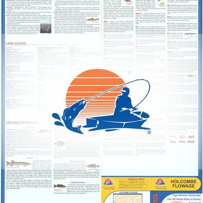 Holcombe Flowage (Chippewa Co) Fishing Map