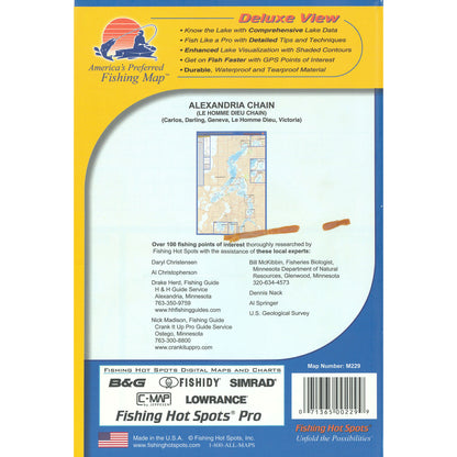 Alexandria Chain Fishing Map