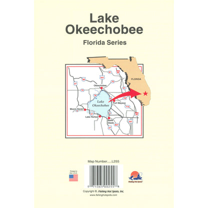 Lake Okeechobee Fishing Map